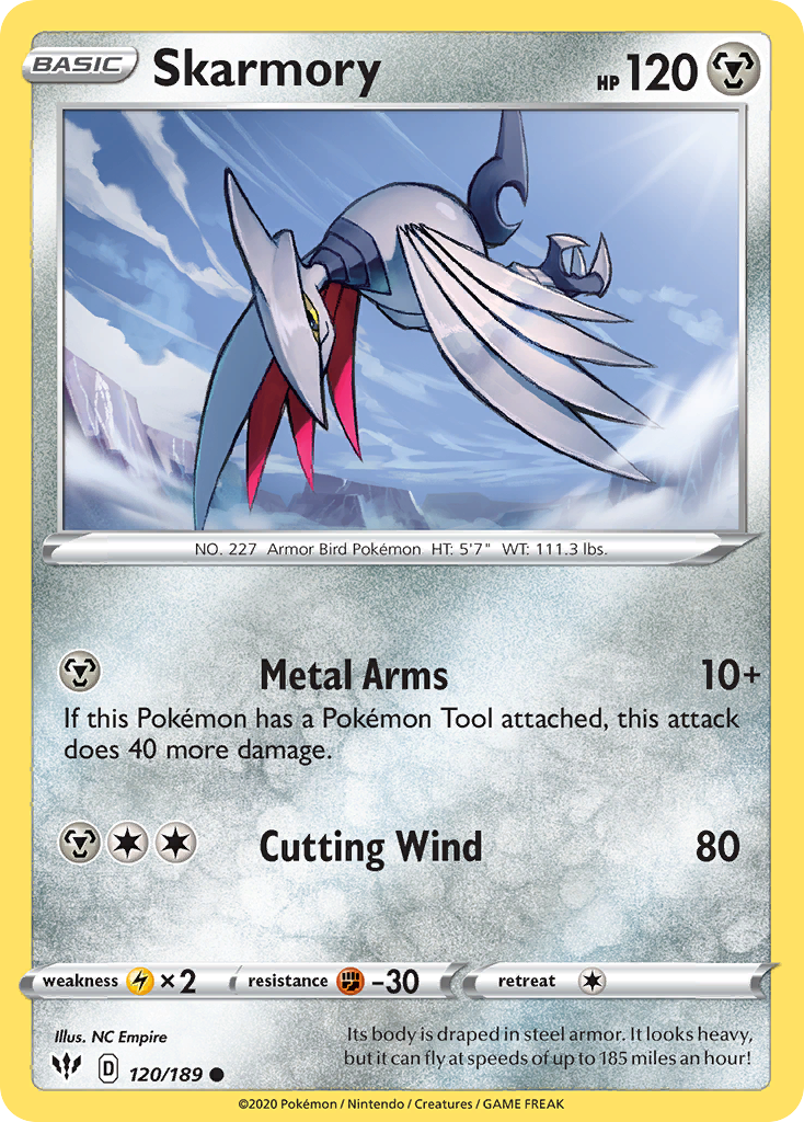 Skarmory (120/189) [Sword & Shield: Darkness Ablaze] | All Aboard Games