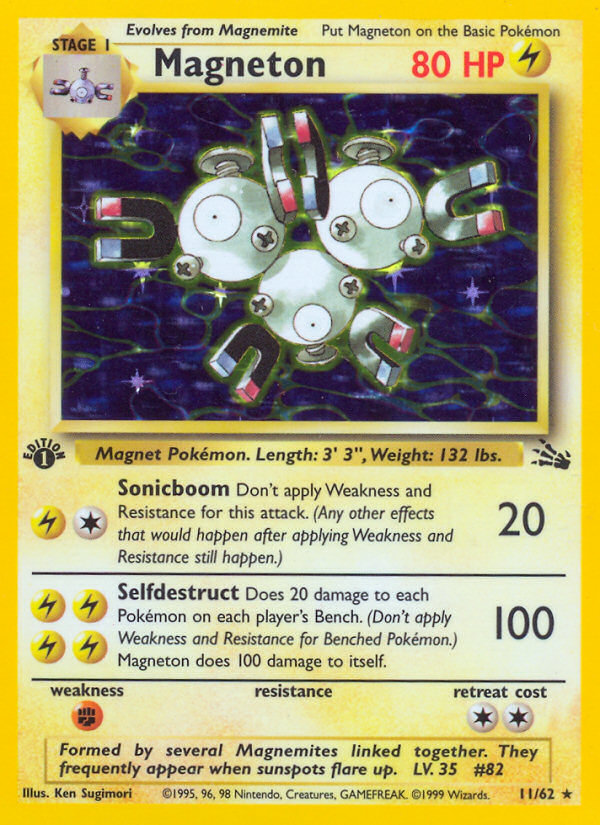 Magneton (11/62) [Fossil 1st Edition] | All Aboard Games