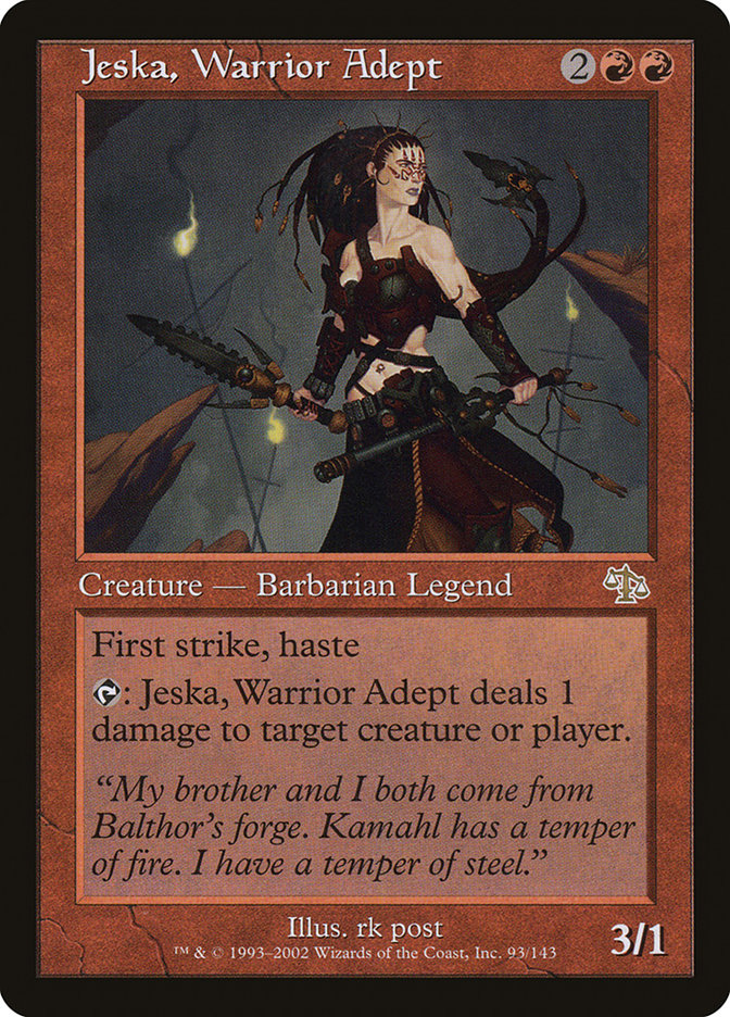 Jeska, Warrior Adept [Judgment] | All Aboard Games