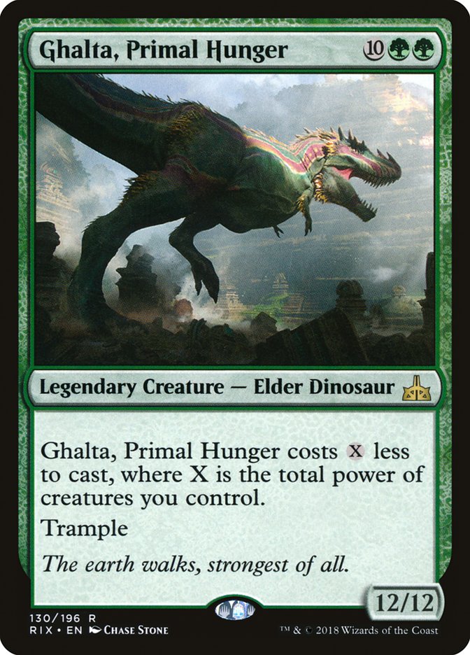 Ghalta, Primal Hunger [Rivals of Ixalan] | All Aboard Games