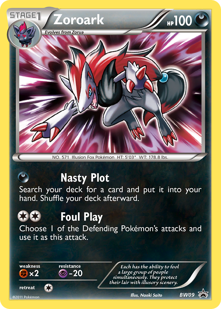 Zoroark (BW09) [Black & White: Black Star Promos] | All Aboard Games