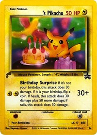 Pikachu (24) (Birthday) [Pikachu World Collection Promos] | All Aboard Games