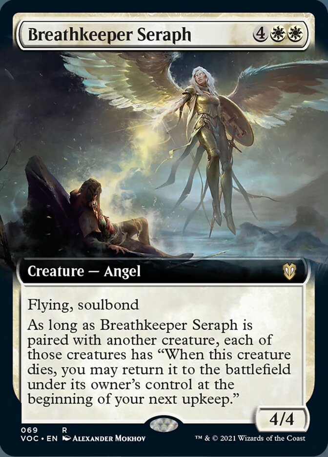 Breathkeeper Seraph (Extended) [Innistrad: Crimson Vow Commander] | All Aboard Games