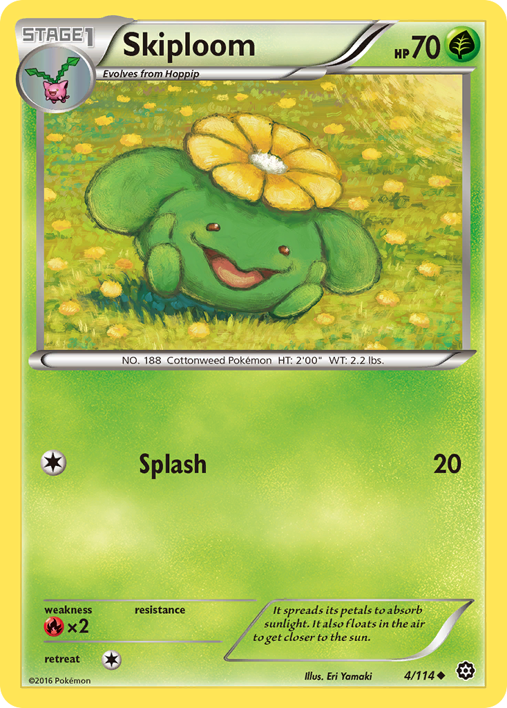 Skiploom (4/114) [XY: Steam Siege] | All Aboard Games