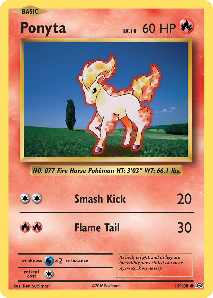 Ponyta (19/108) [XY: Evolutions] | All Aboard Games