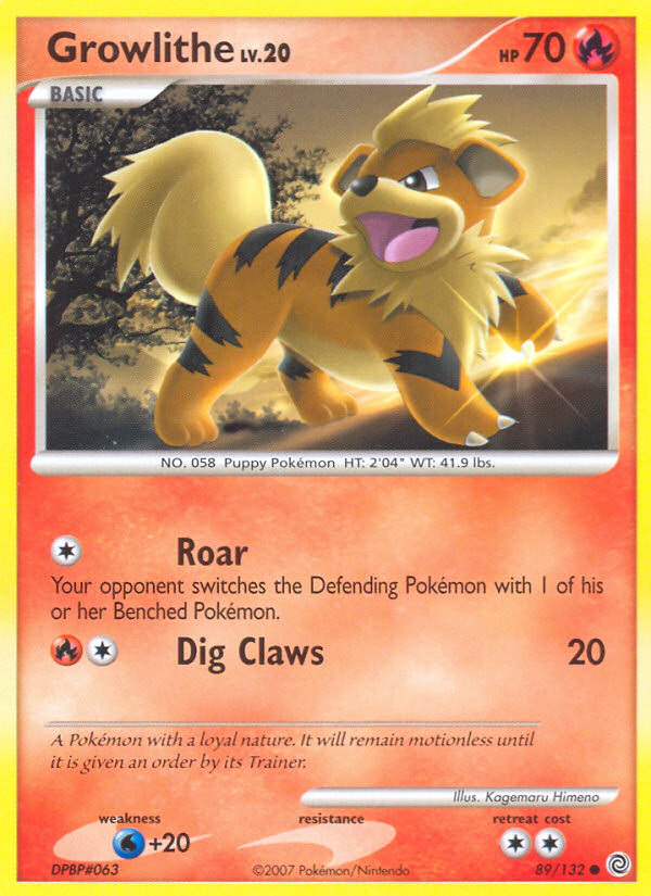 Growlithe (89/132) [Diamond & Pearl: Secret Wonders] | All Aboard Games