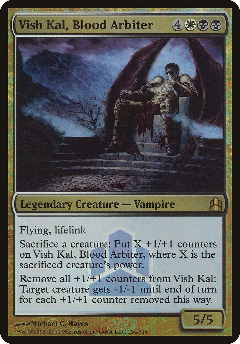 Vish Kal, Blood Arbiter (Launch) (Oversized) [Commander 2011 Launch Party] | All Aboard Games