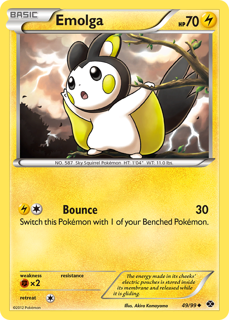 Emolga (49/99) [Black & White: Next Destinies] | All Aboard Games