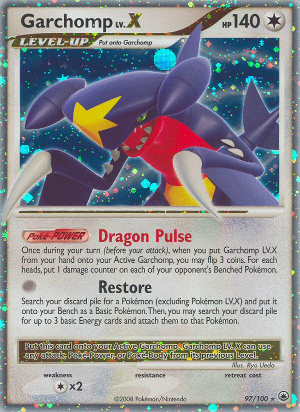 Garchomp LV.X (97/100) [Diamond & Pearl: Majestic Dawn] | All Aboard Games