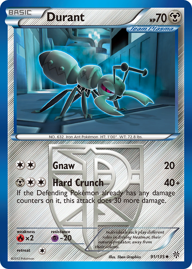 Durant (91/135) [Black & White: Plasma Storm] | All Aboard Games