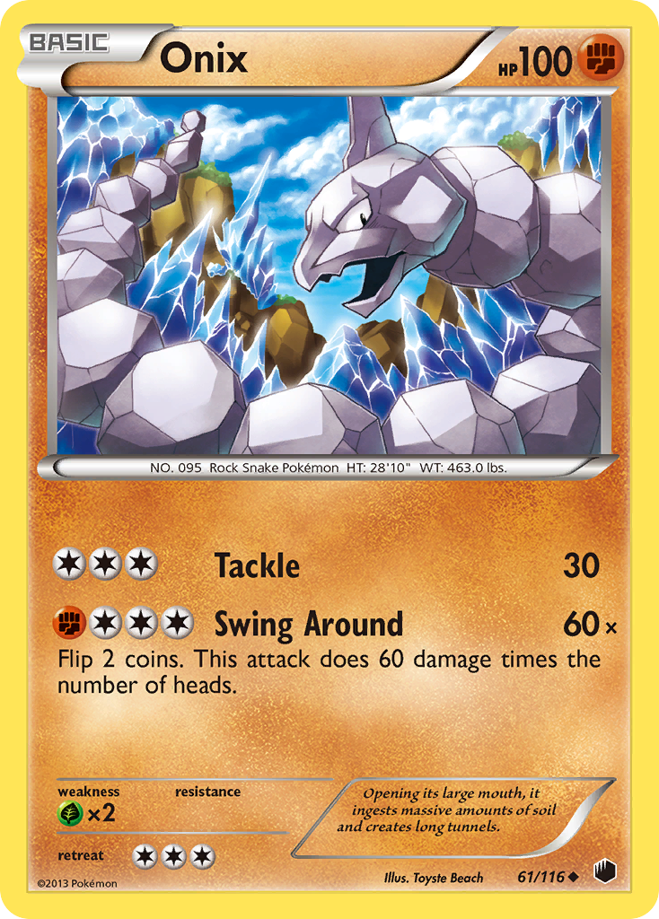 Onix (61/116) [Black & White: Plasma Freeze] | All Aboard Games