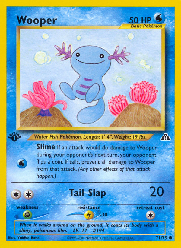 Wooper (71/75) [Neo Discovery 1st Edition] | All Aboard Games