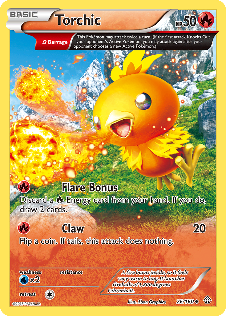 Torchic (26/160) [XY: Primal Clash] | All Aboard Games