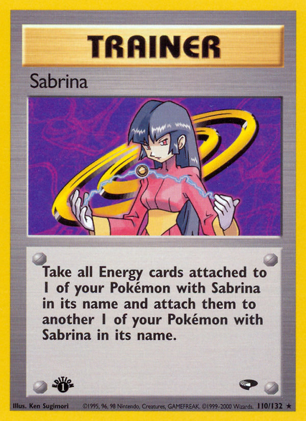 Sabrina (110/132) [Gym Challenge 1st Edition] | All Aboard Games