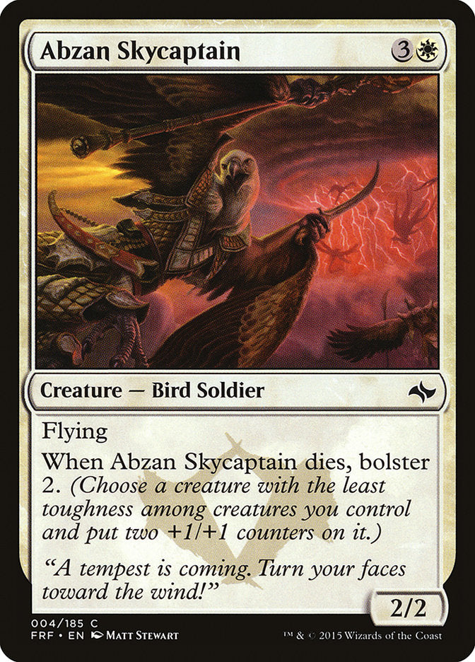 Abzan Skycaptain [Fate Reforged] | All Aboard Games