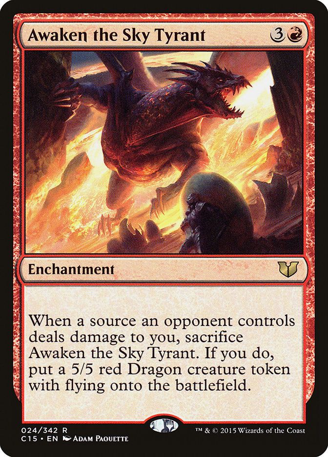 Awaken the Sky Tyrant [Commander 2015] | All Aboard Games