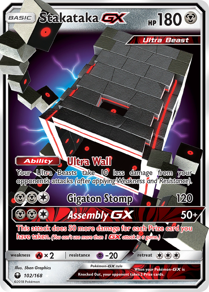 Stakataka GX (102/168) [Sun & Moon: Celestial Storm] | All Aboard Games