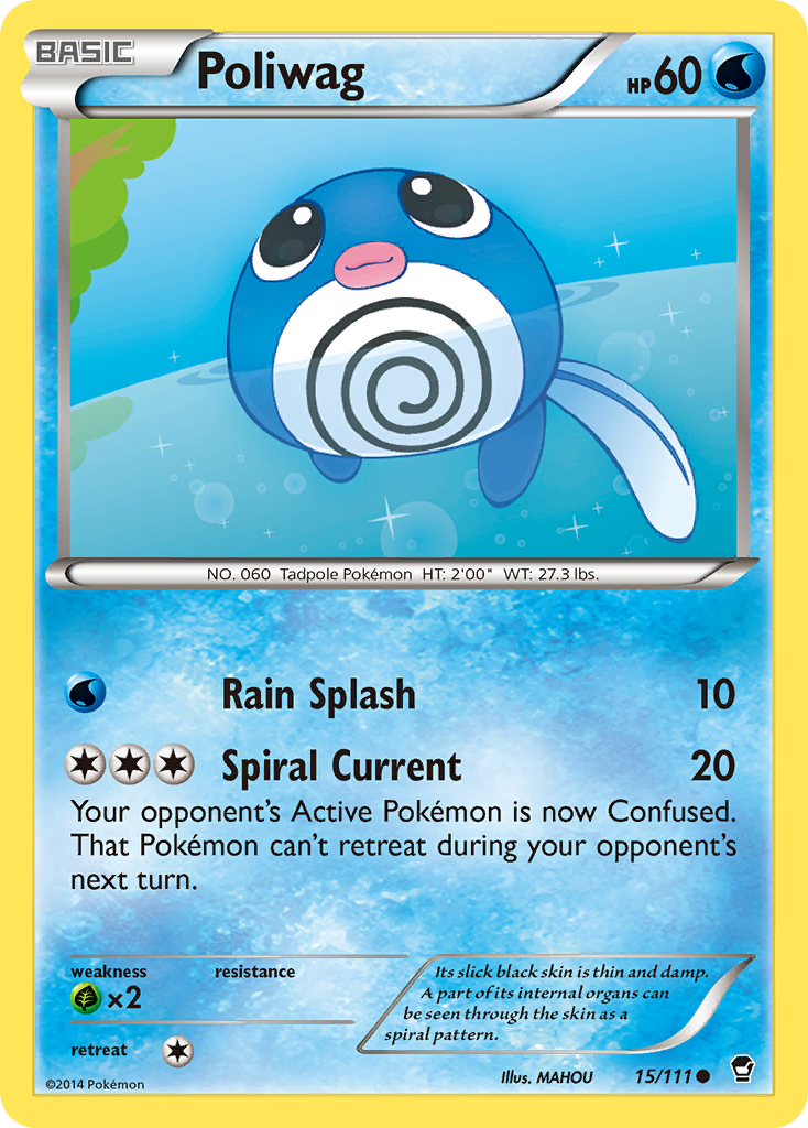 Poliwag (15/111) [XY: Furious Fists] | All Aboard Games