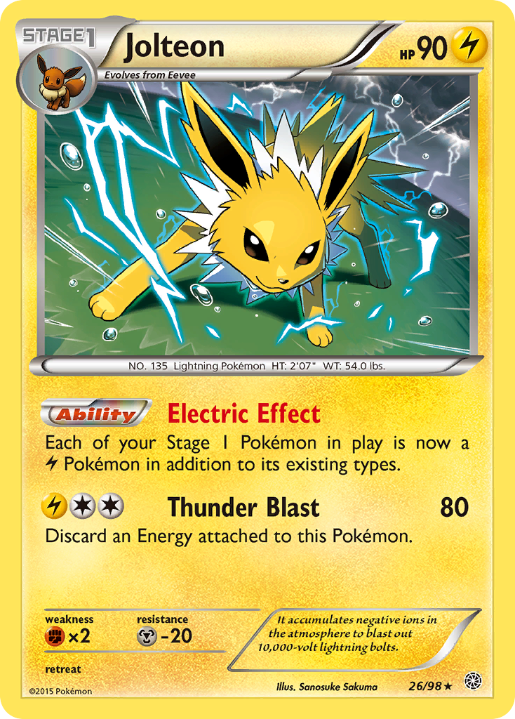 Jolteon (26/98) [XY: Ancient Origins] | All Aboard Games