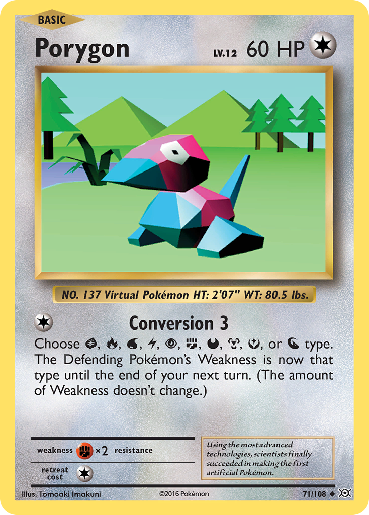 Porygon (71/108) [XY: Evolutions] | All Aboard Games