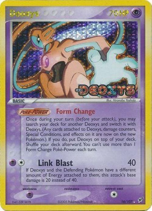 Deoxys (16/107) (Stamped) [EX: Deoxys] | All Aboard Games