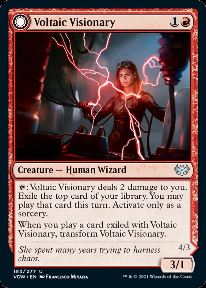 Voltaic Visionary // Volt-Charged Berserker [Innistrad: Crimson Vow] | All Aboard Games