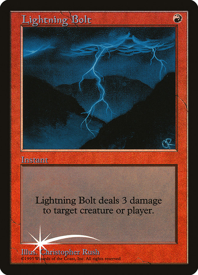 Lightning Bolt [Judge Gift Cards 1998] | All Aboard Games