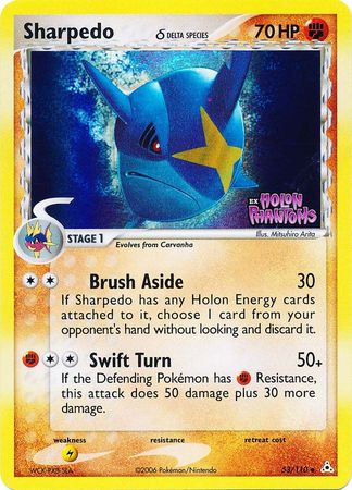 Sharpedo (53/110) (Delta Species) (Stamped) [EX: Holon Phantoms] | All Aboard Games