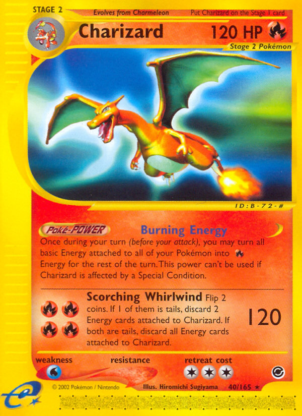 Charizard (40/165) [Expedition: Base Set] | All Aboard Games