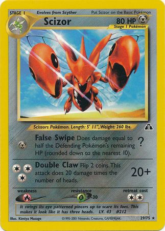 Scizor (29/75) [Neo Discovery Unlimited] | All Aboard Games