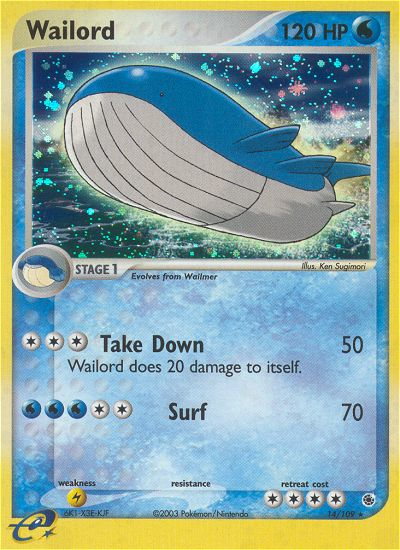Wailord (14/109) [EX: Ruby & Sapphire] | All Aboard Games