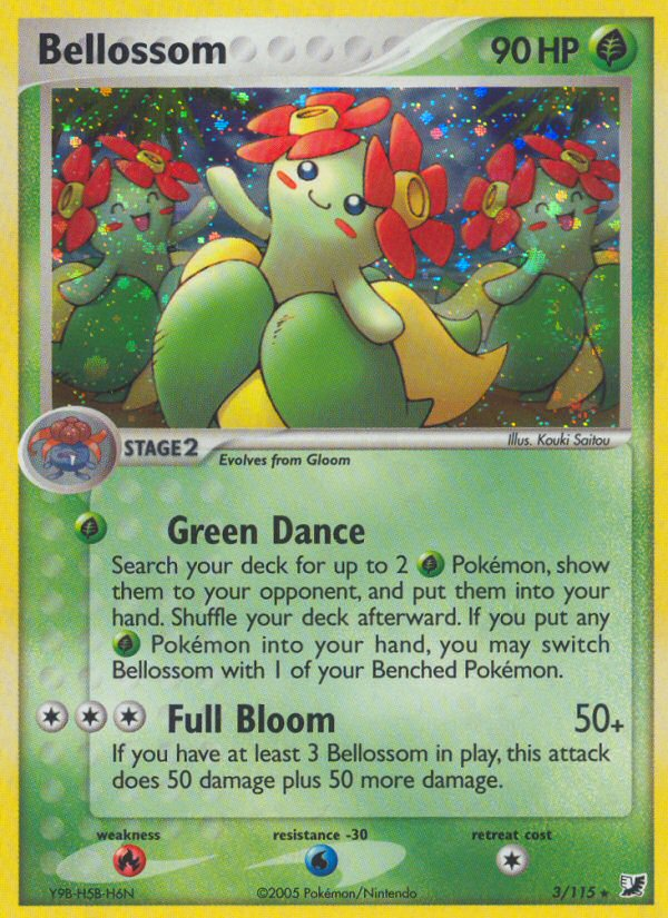 Bellossom (3/115) [EX: Unseen Forces] | All Aboard Games