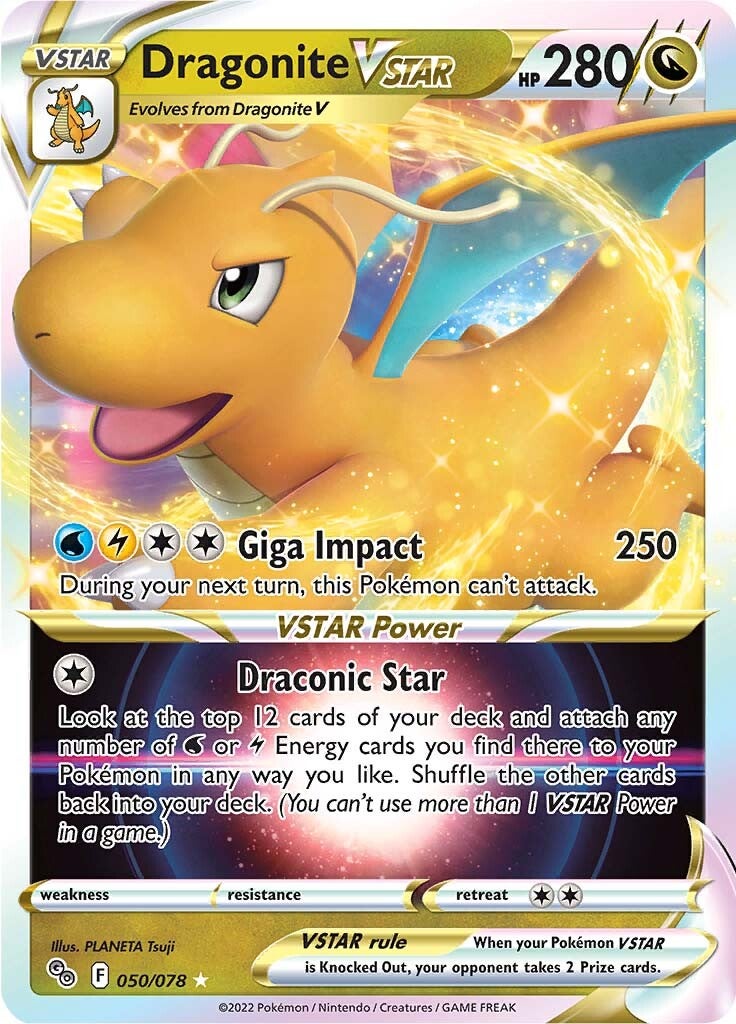 Dragonite VSTAR (050/078) [Pokémon GO] | All Aboard Games