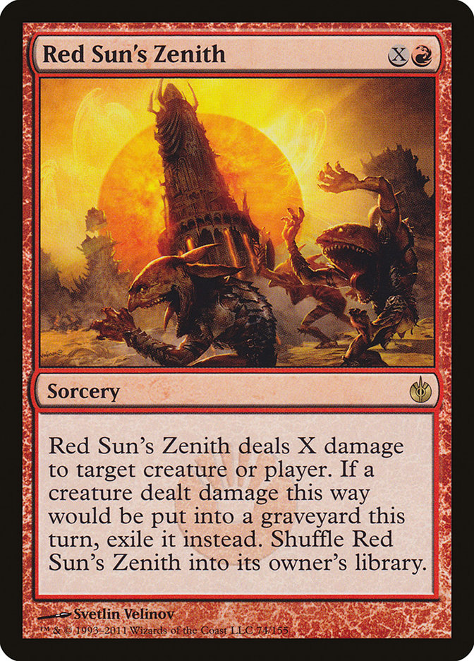 Red Sun's Zenith [Mirrodin Besieged] | All Aboard Games