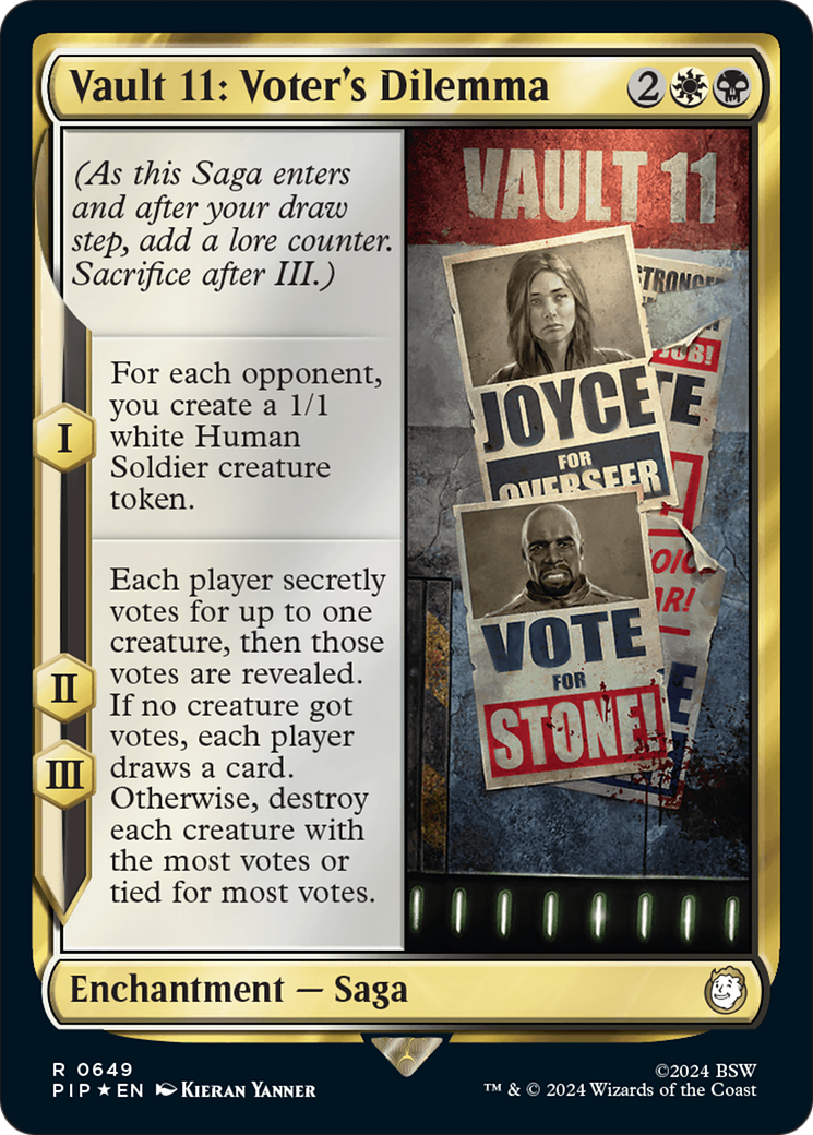 Vault 11: Voter's Dilemna (Surge Foil) [Fallout] | All Aboard Games