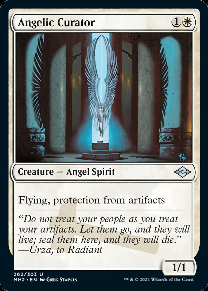 Angelic Curator (Foil Etched) [Modern Horizons 2] | All Aboard Games