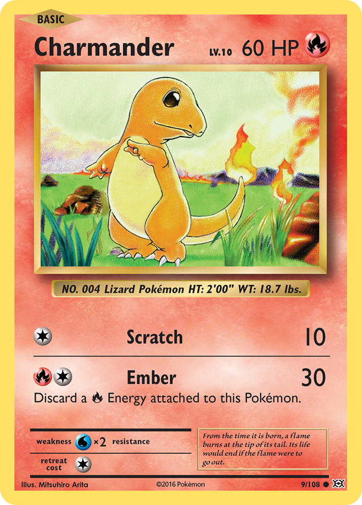 Charmander (9/108) [XY: Evolutions] | All Aboard Games