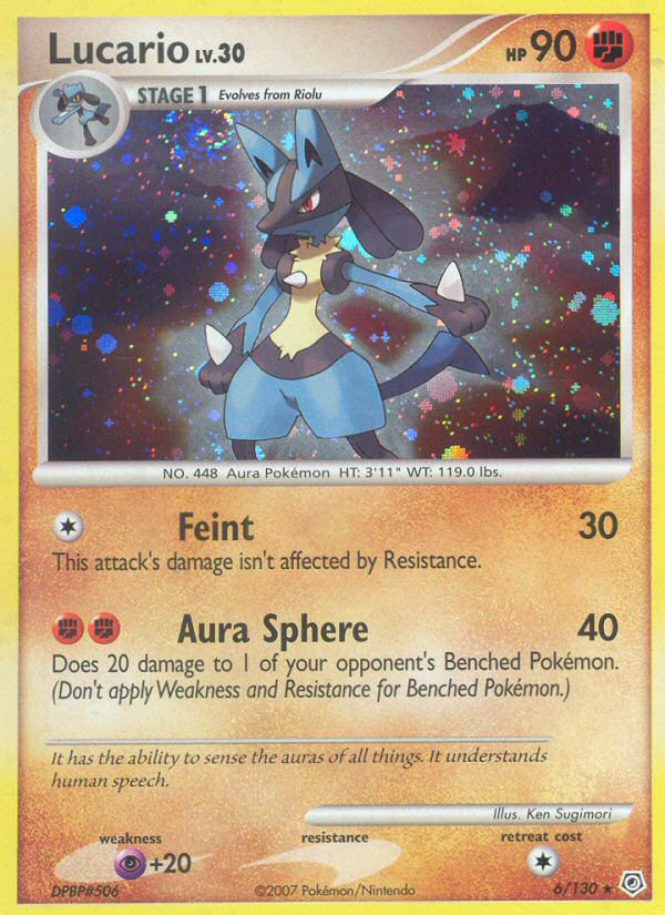 Lucario (6/130) [Diamond & Pearl: Base Set] | All Aboard Games