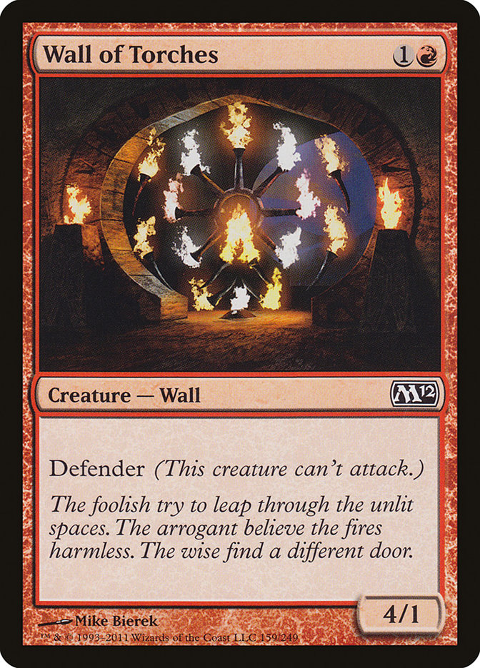 Wall of Torches [Magic 2012] | All Aboard Games