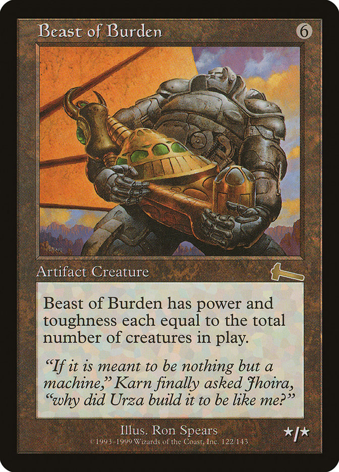 Beast of Burden [Urza's Legacy] | All Aboard Games