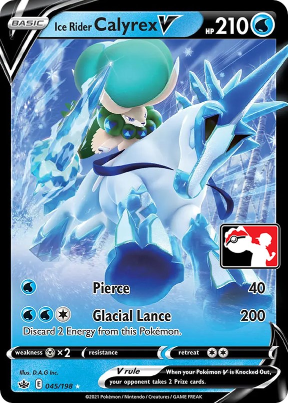 Ice Rider Calyrex V (045/198) [Prize Pack Series One] | All Aboard Games