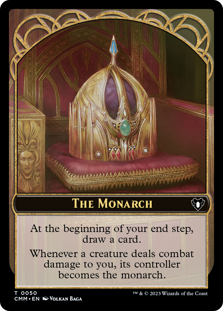 Copy (54) // The Monarch Double-Sided Token [Commander Masters Tokens] | All Aboard Games