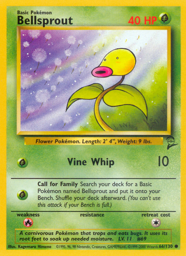 Bellsprout (66/130) [Base Set 2] | All Aboard Games