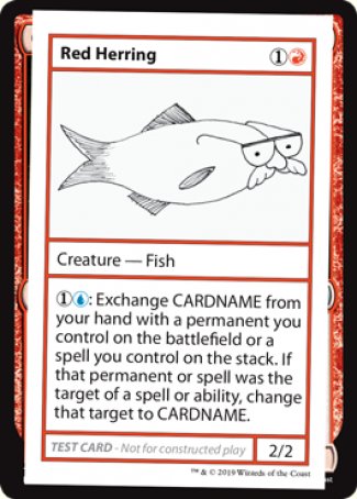 Red Herring (2021 Edition) [Mystery Booster Playtest Cards] | All Aboard Games