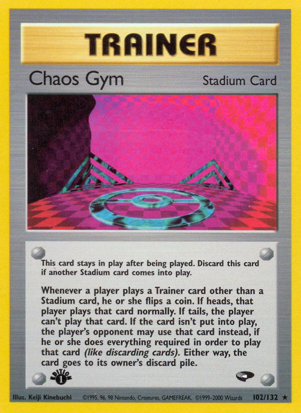 Chaos Gym (102/132) [Gym Challenge 1st Edition] | All Aboard Games