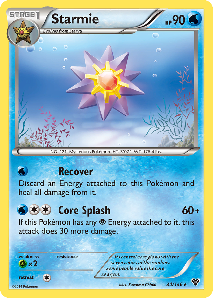 Starmie (34/146) [XY: Base Set] | All Aboard Games