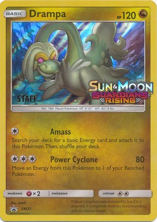 Drampa (SM21) (Staff Prerelease Promo) [Sun & Moon: Black Star Promos] | All Aboard Games