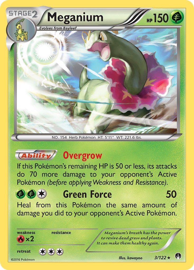 Meganium (3/122) [XY: BREAKpoint] | All Aboard Games