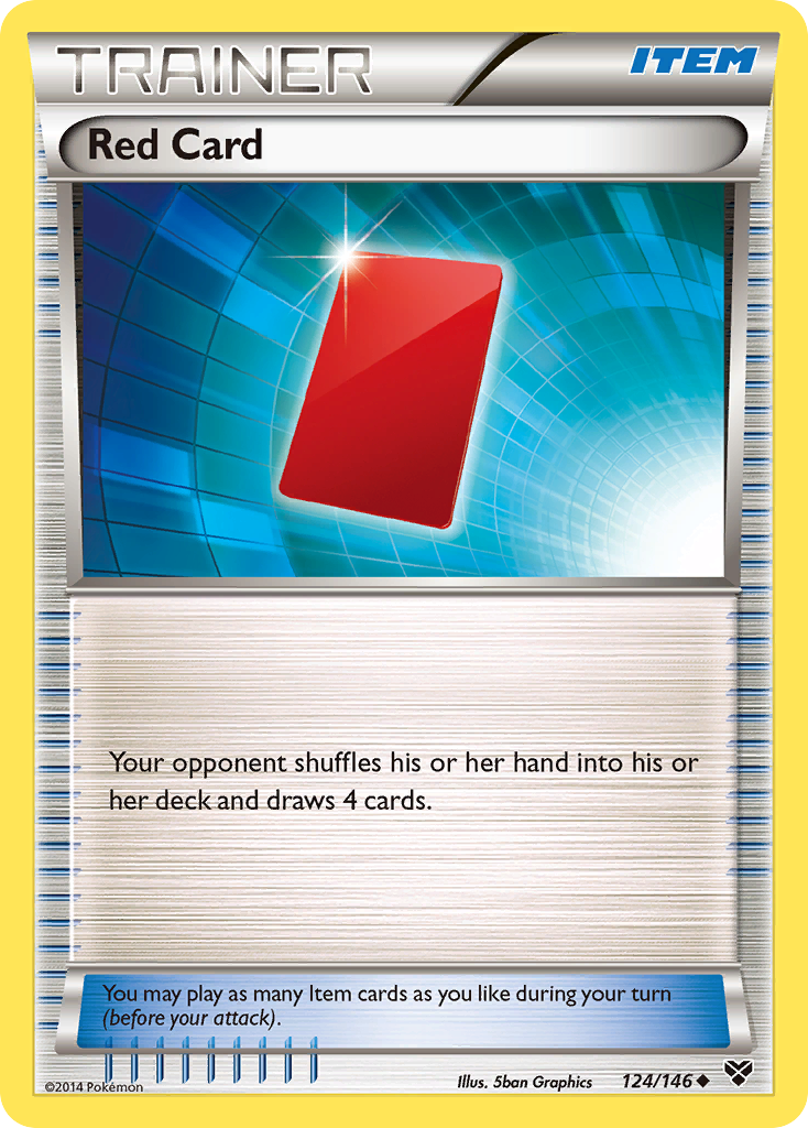 Red Card (124/146) [XY: Base Set] | All Aboard Games