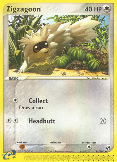 Zigzagoon (85/100) [EX: Sandstorm] | All Aboard Games